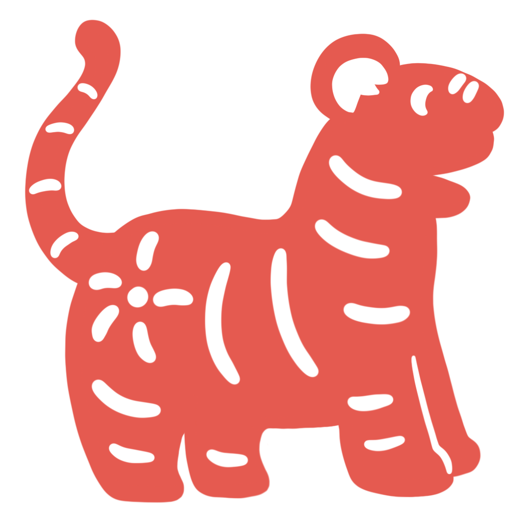 Chinese Zodiac Animals Chuang Hua Style Downloadable PNG & GIFs