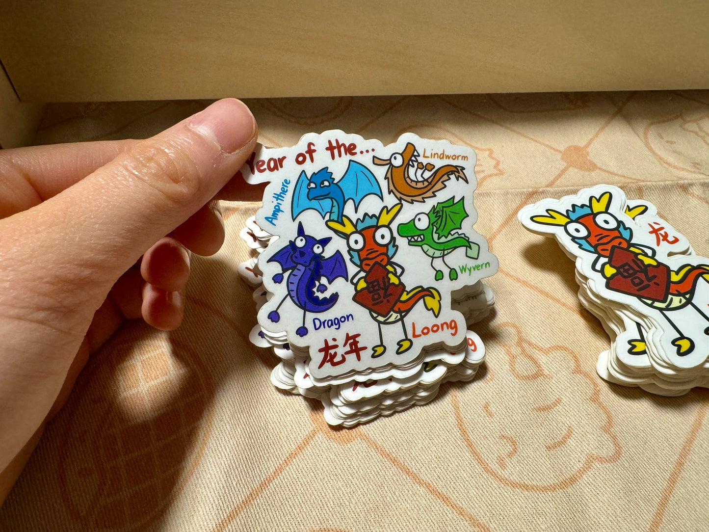 Year of the (Many Eastern and Western) Dragons Stickers