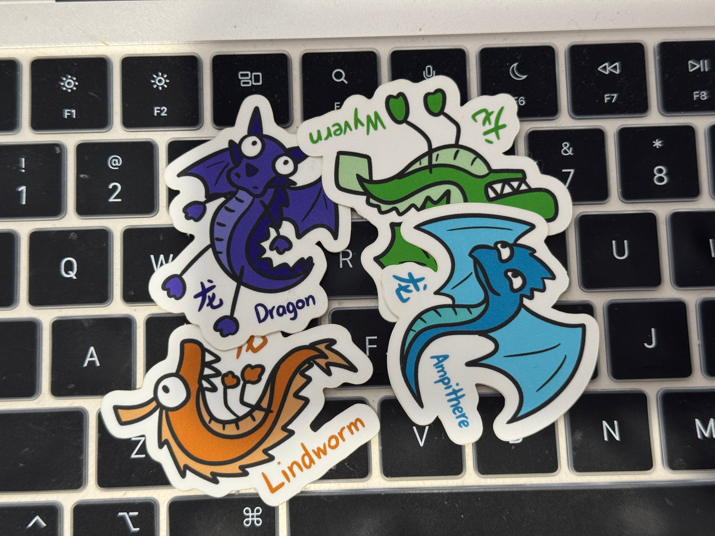 Year of the (Many Eastern and Western) Dragons Stickers