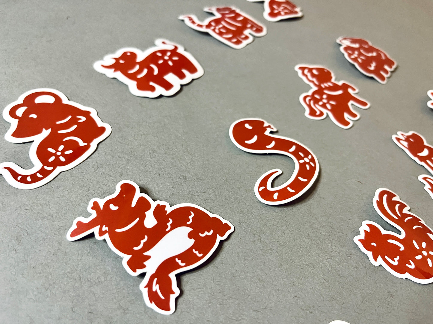 Chinese Zodiac Die-Cut Sticker